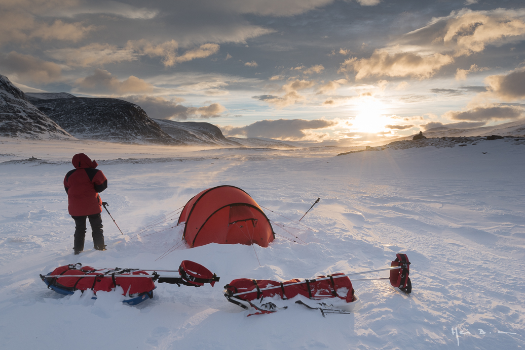 ski-pulka au coeur du Parc national de Dovrefjell-Sundasfjella