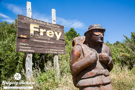 Départ du sentier vers le refuge Emilio Frey