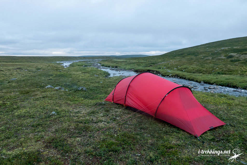 Bivouac sur le plateau du Finnmark