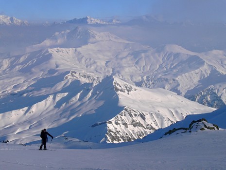 ski de randonnée dans le Beaufortain