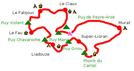 Tour du volcan du Cantal