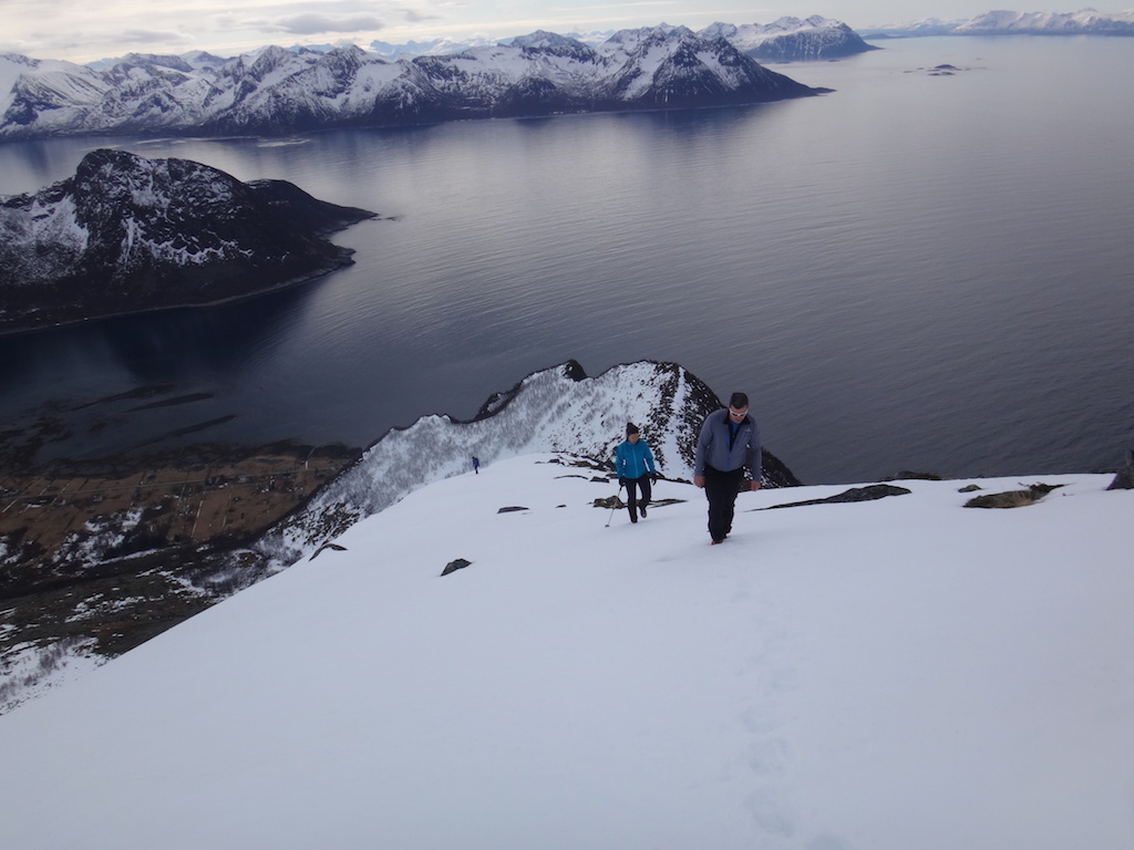 ski de randonnée sur l&#039;île de Senja