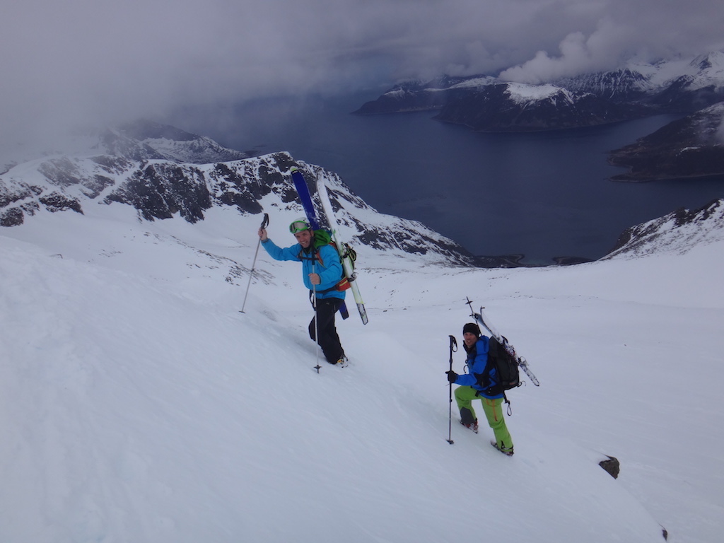 ski de randonnée sur l&#039;île de Senja