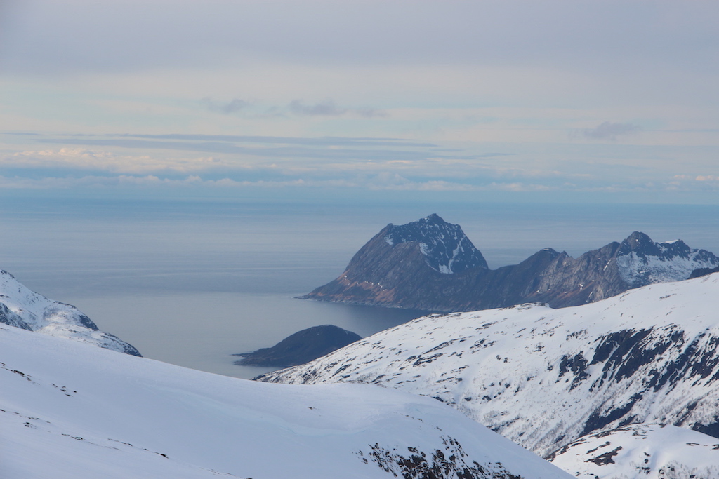 ski de randonnée sur l&#039;île de Senja