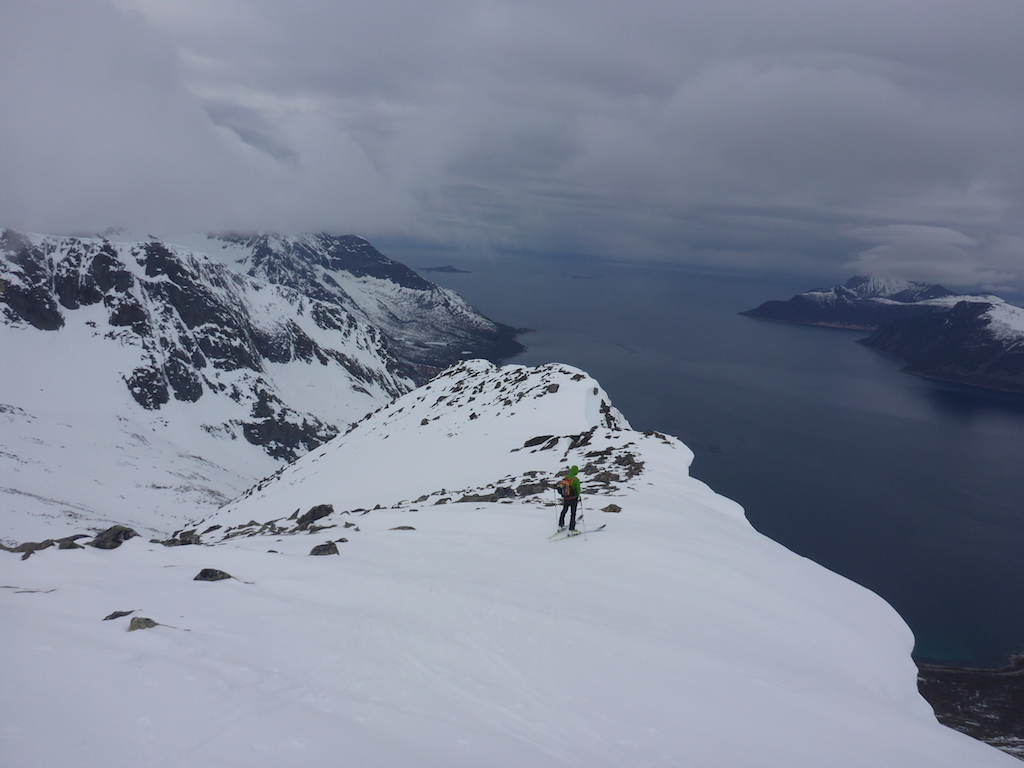 ski de randonnée sur l&#039;île de Senja