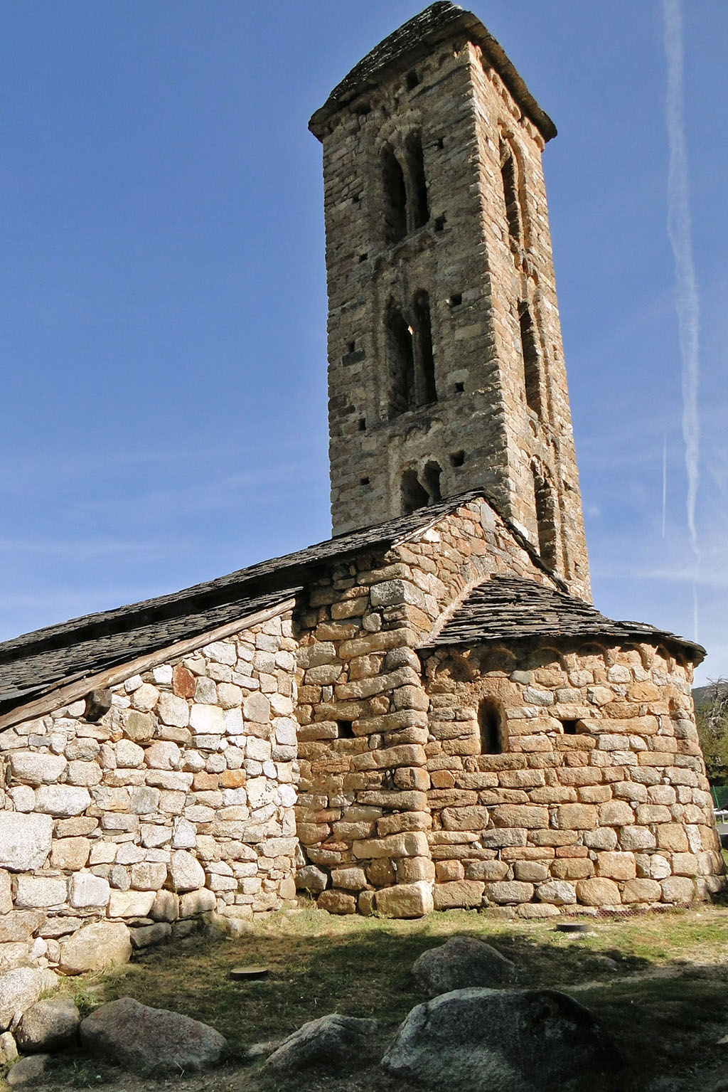 L’église Sant Miquel d’Engolasters, un joyau d’art roman construit avant le XIIe siècle.