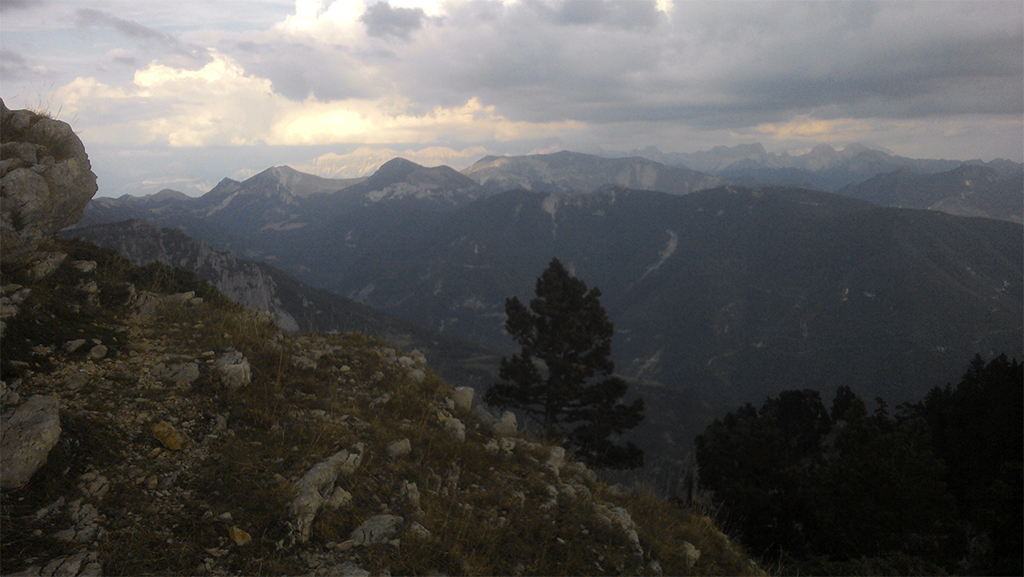 randonnée en solitaire dans le Vercors