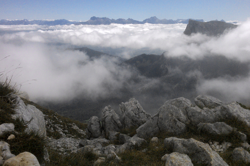 randonnée en solitaire dans le Vercors