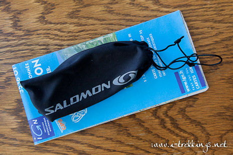 Etui en tissu des Salomon Eyewear Fusion