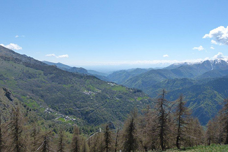 Panorama sur le Valle Maïra