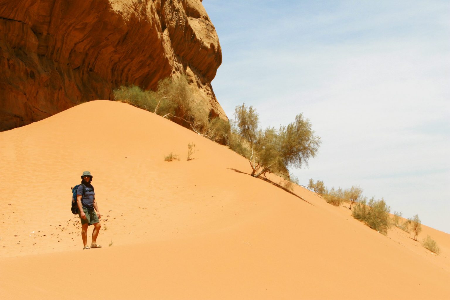 Randonnée dans le Wadi Rum