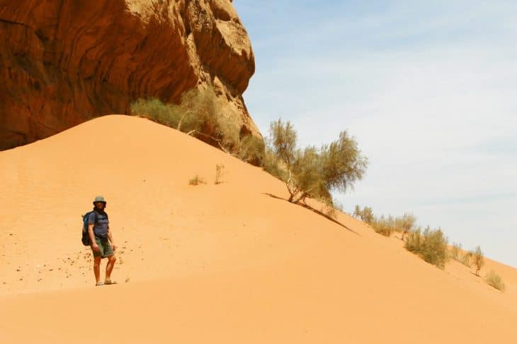 Randonnée dans le Wadi Rum