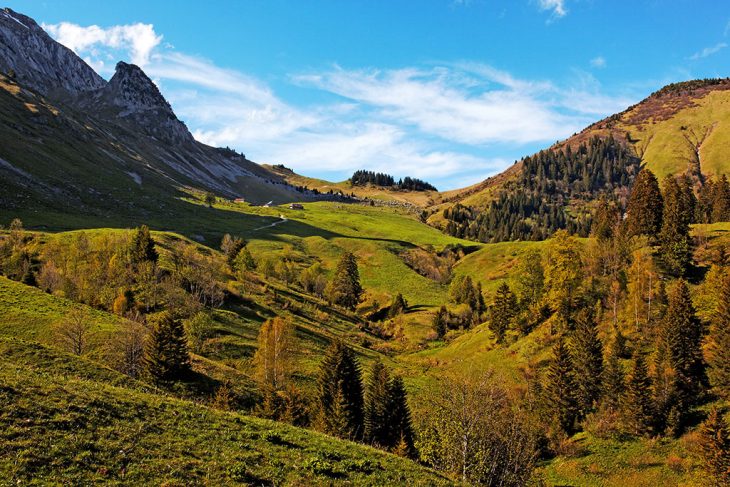 tour de l'Arcalod, massif des Bauges