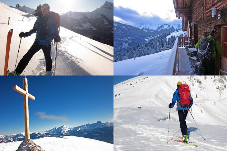 randonnée à ski aux portes du Soleil