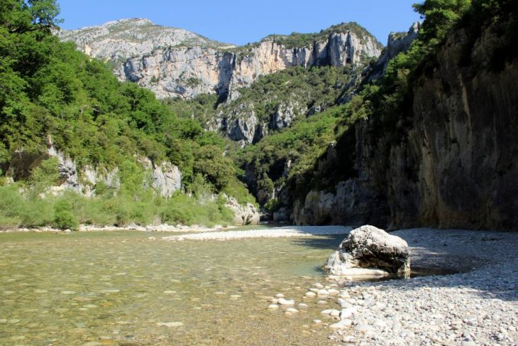 randonnée dans le parc naturel régional du Verdon