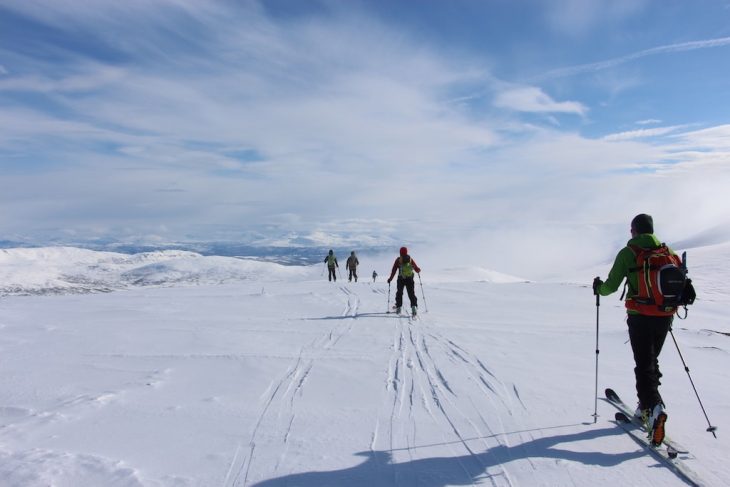 ski de randonnée sur l'île de Senja