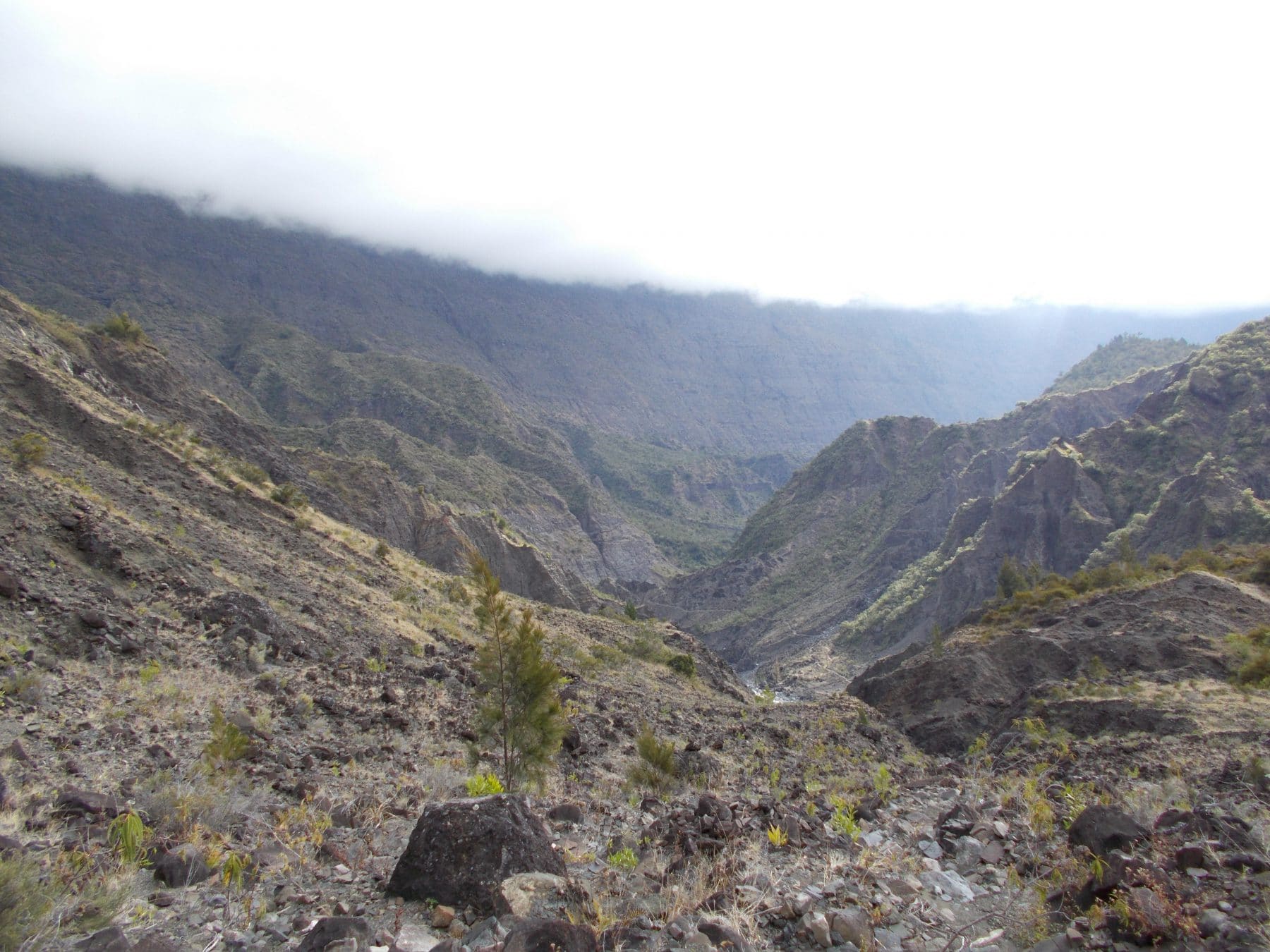 descente vers les trois roches