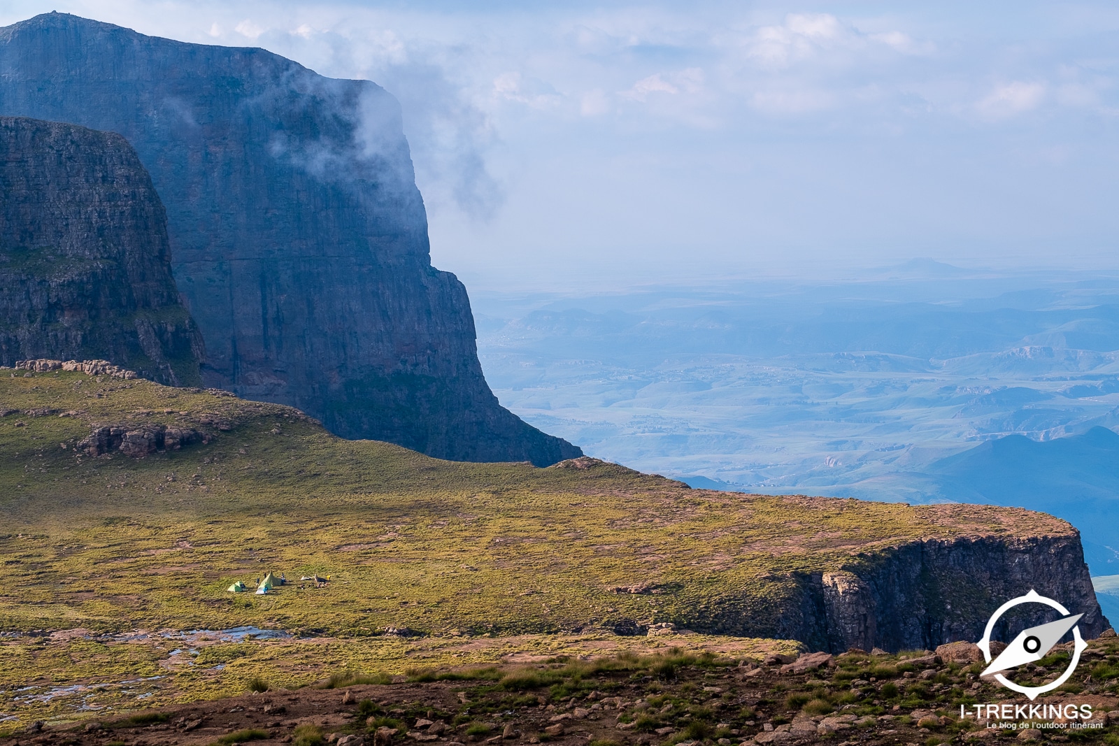 Randonnée dans le Drakensberg, bivouac