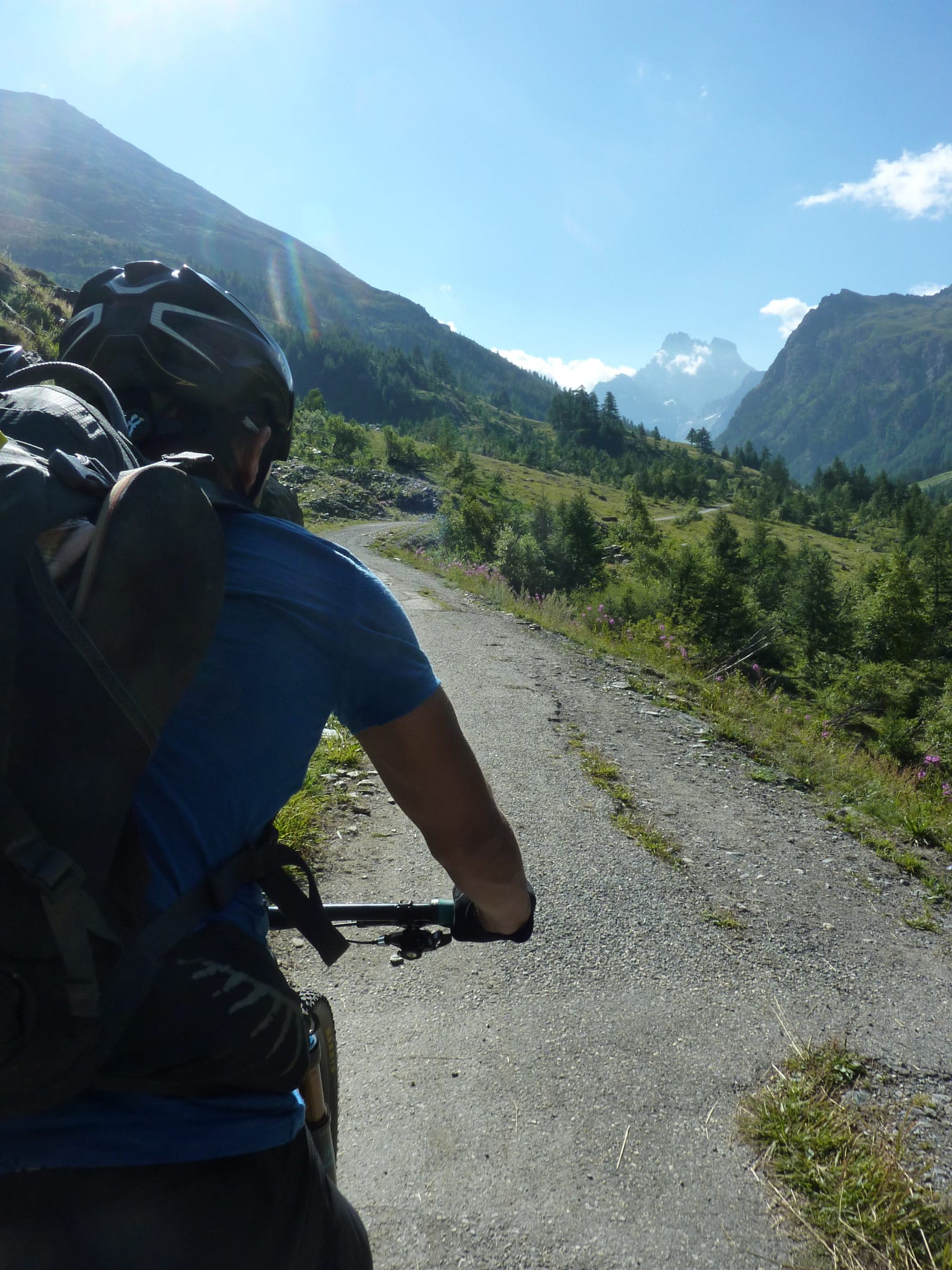 VTT dans le Queyras