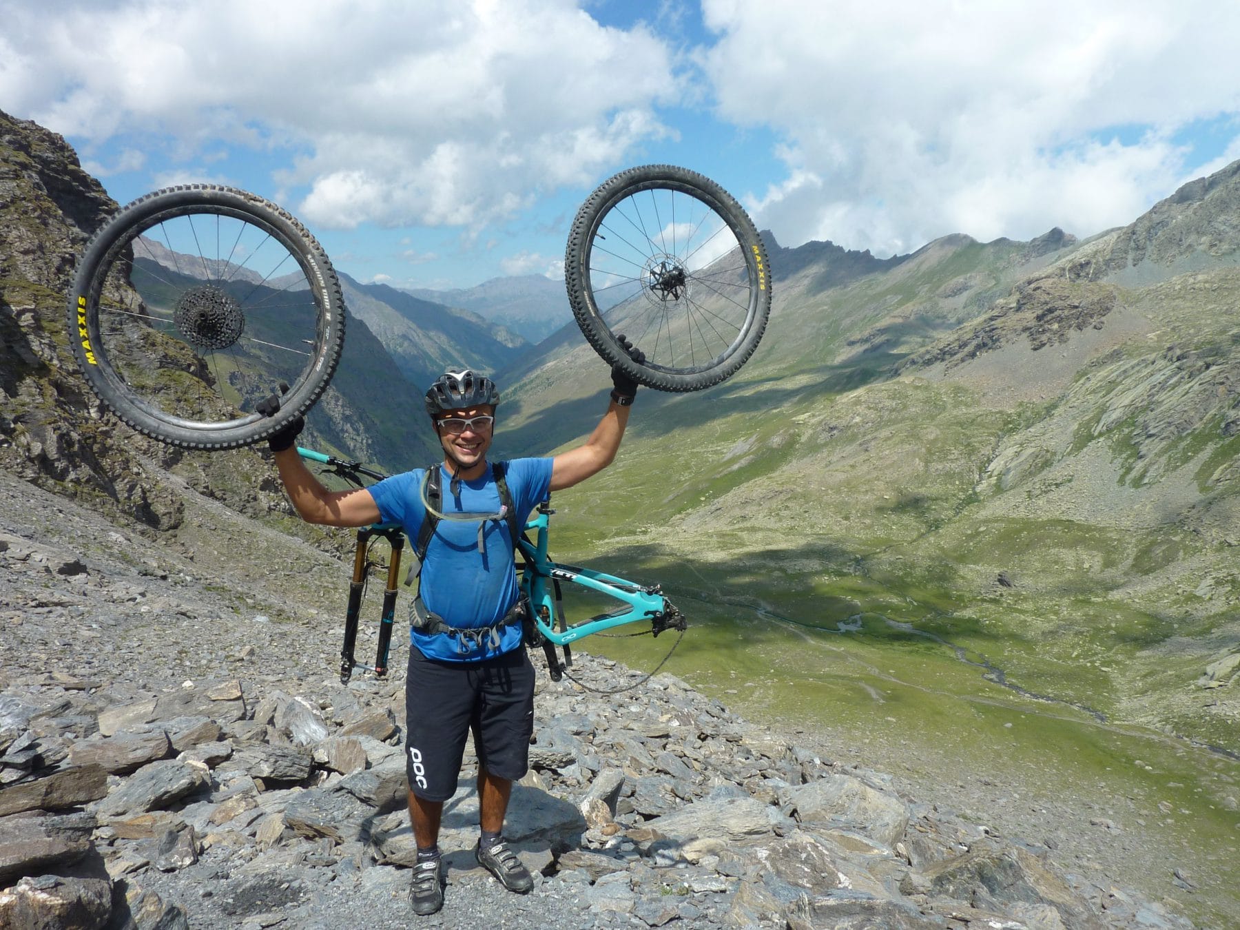 VTT dans le Queyras