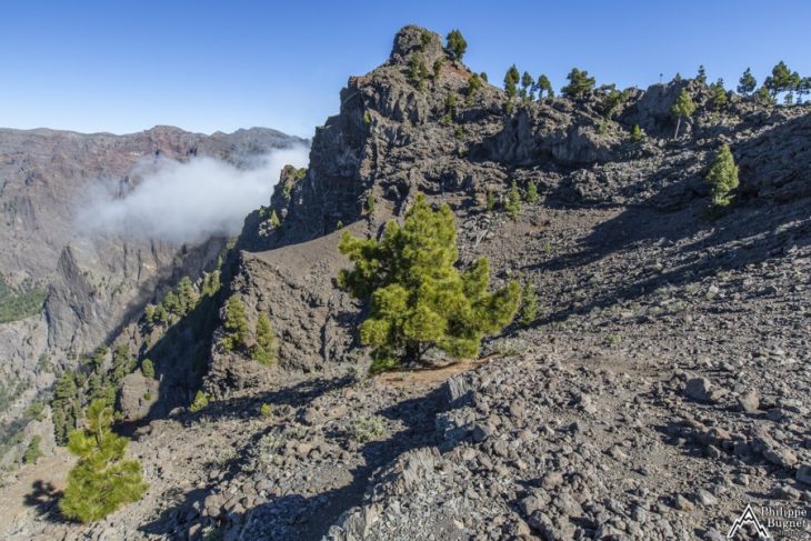 traversée à pied de la Palma