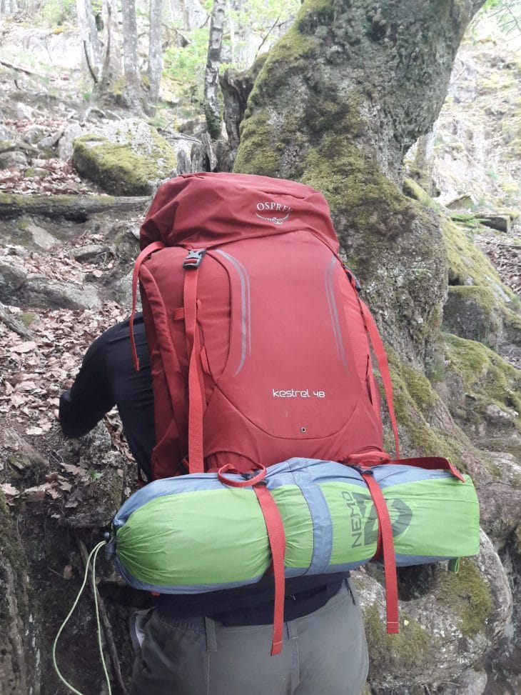 Test du sac à dos Osprey Kestrel 48