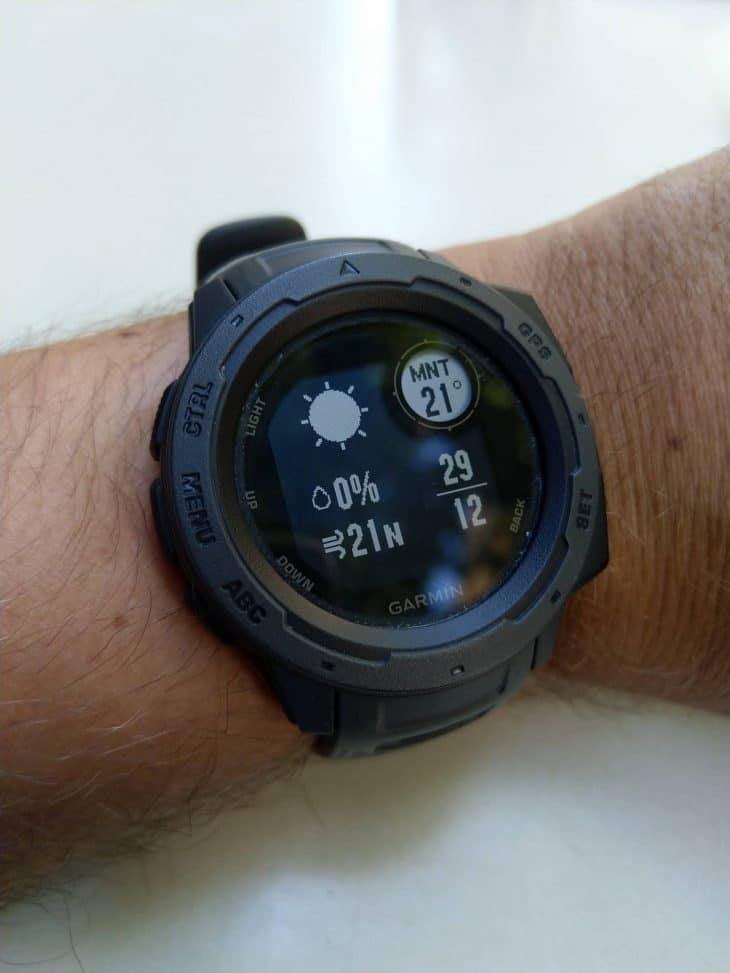 Test montre Garmin Instinct