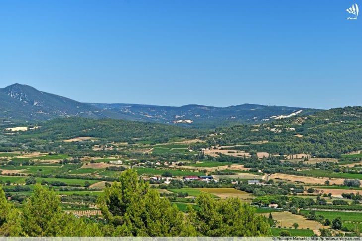 Paysage du Pays d'Apt (Luberon)