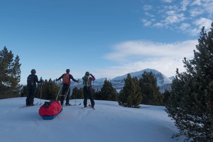 Grande traversée du Vercors à ski pulka