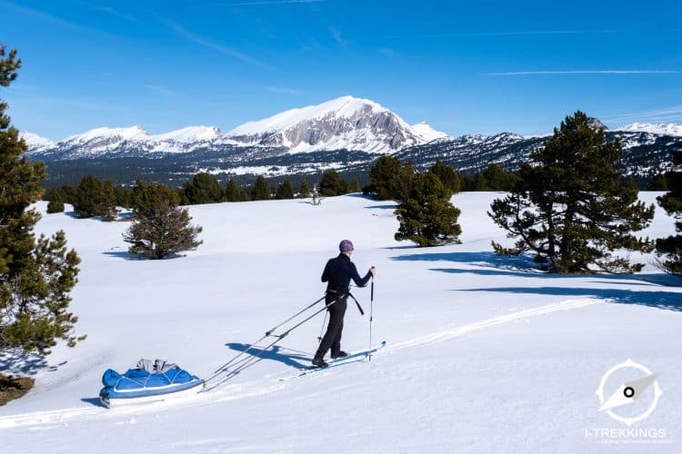 Ski pulka dans le Vercors