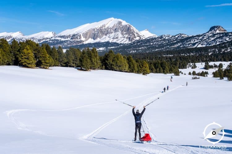 Ski pulka dans le Vercors