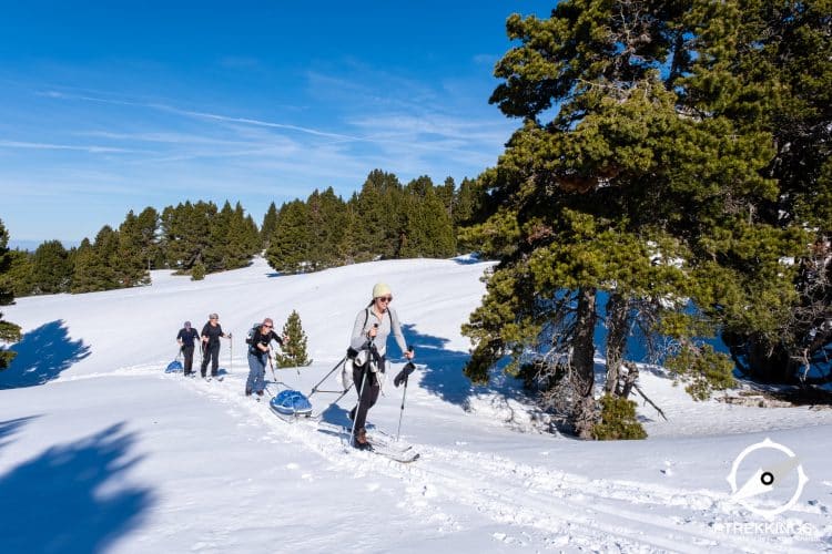 Ski-pulka, Vercors