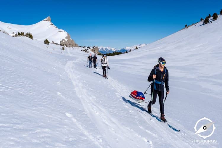 Ski de rando nordique, Vercors