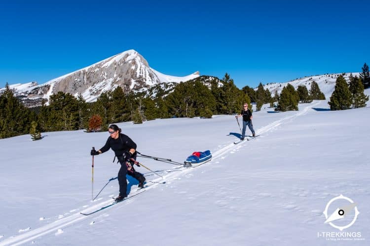 Ski de rando nordique, Vercors