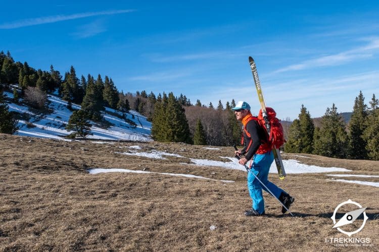 Portage des skis