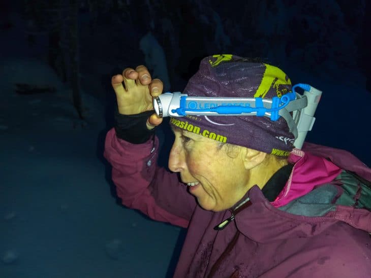 Sortie nocturne à ski de randonnée nordique