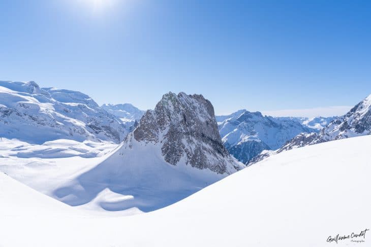 La Grande Casse en splitboard, Aiguille de la Vanoise