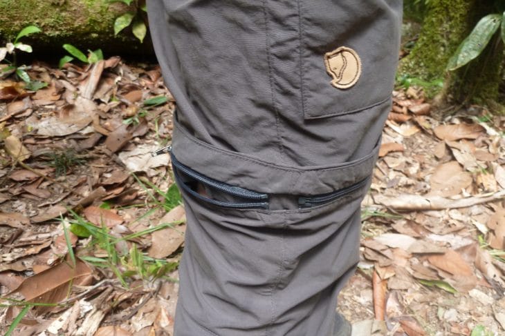 Test pantalon Fjällräven travellers zip-off