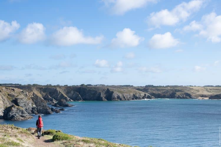 vue sur la côte sauvage de Belle-Ile en mer