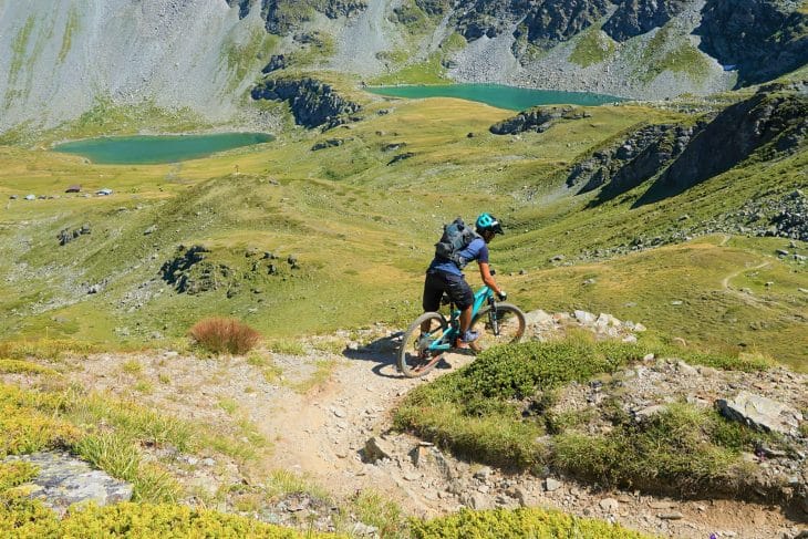 A VTT entre Chamonix et Zermatt