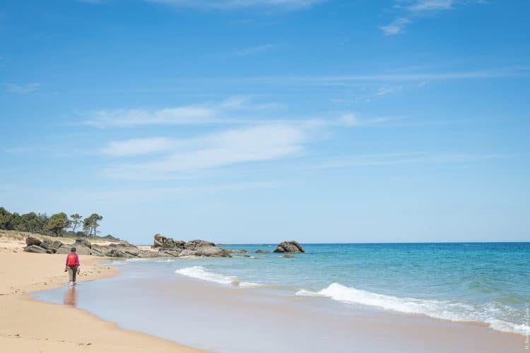 Yeu, côte Nord et ses plages infinies