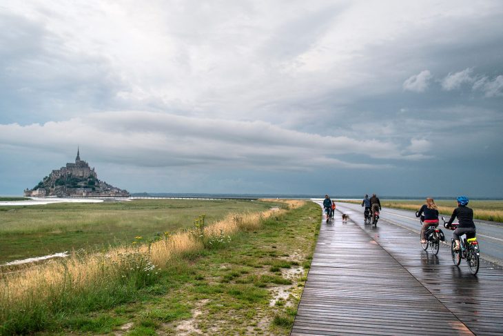 Mont-Saint-Michel, Véloroute des plages du Débarquement au Mont-Saint-Michel