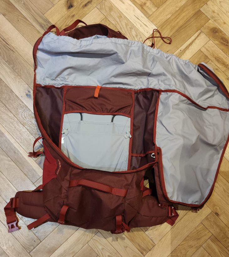 Poche modulable du sac à dos Vaude Astrum Evo 55+10