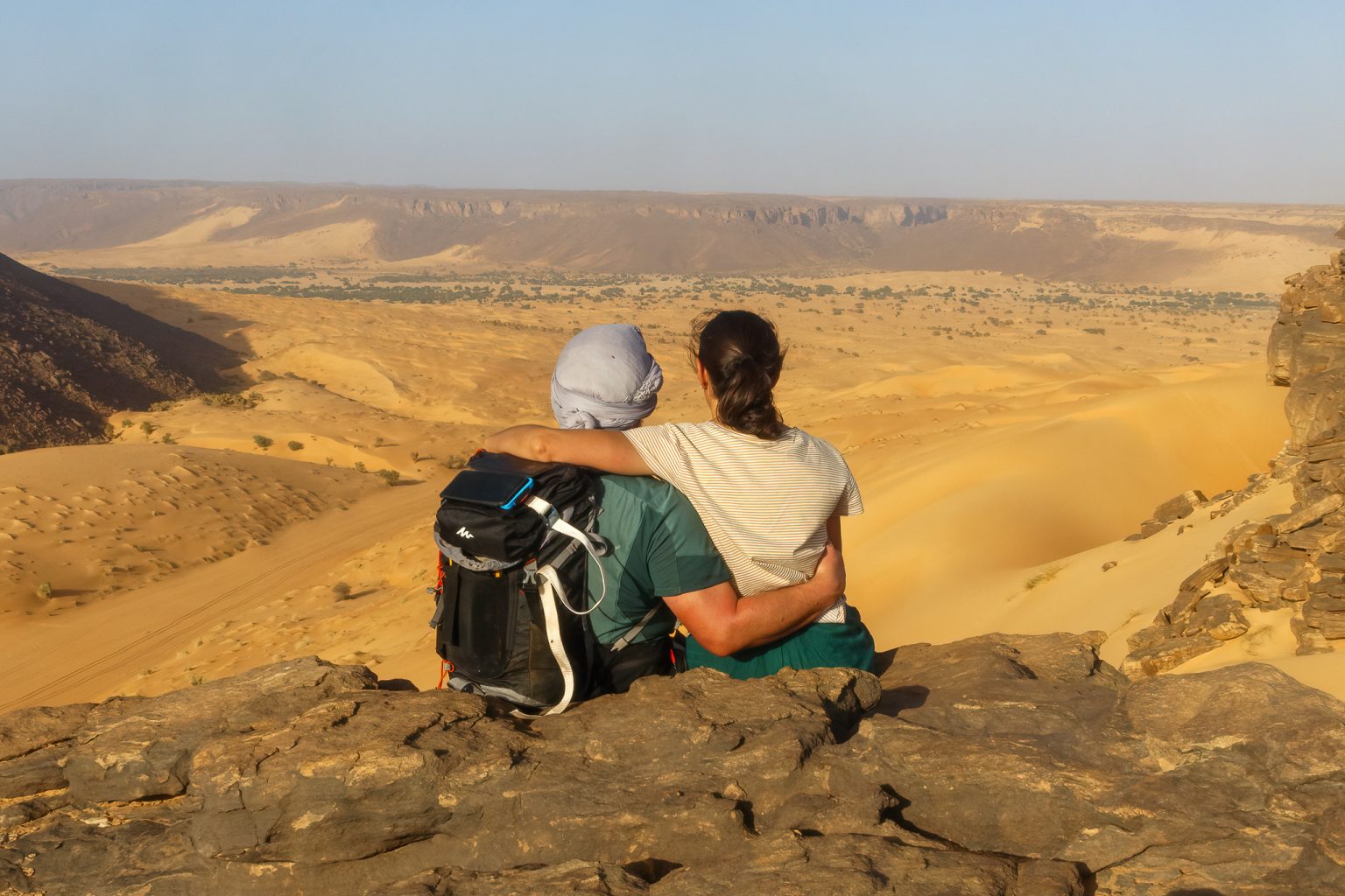 Randonnée chamelière des dunes de l’Amatlich à Chinguetti, Mauritanie