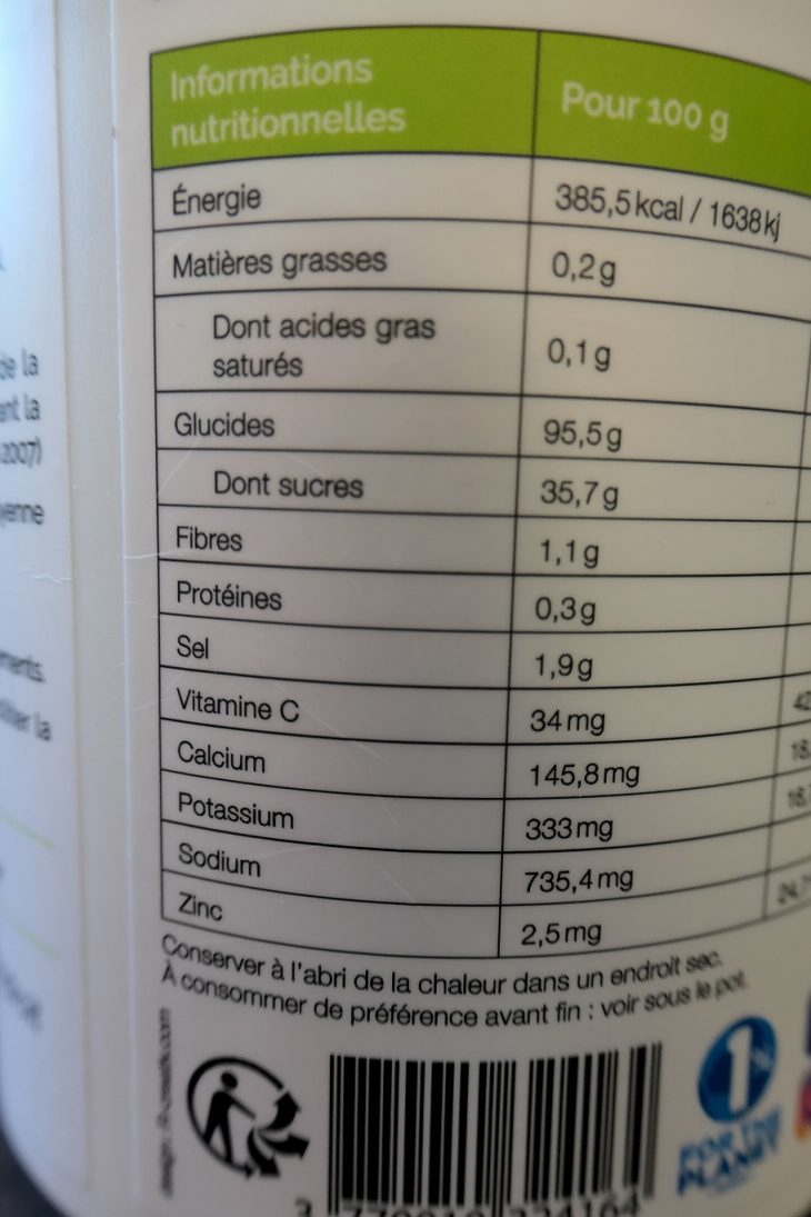 Boisson Atlet Nutrition énergétique biologique