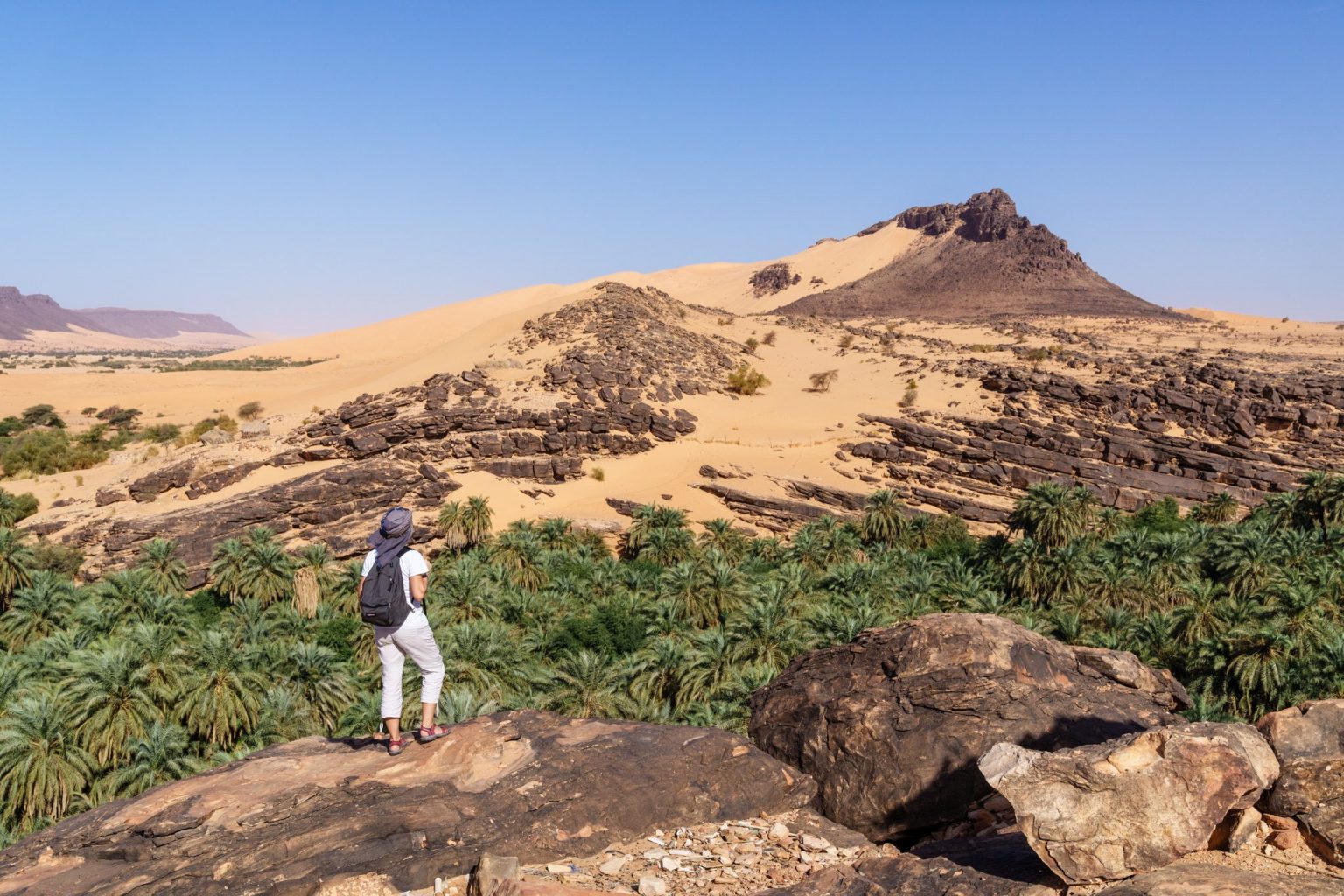 Oasis de l'Adrar à pied