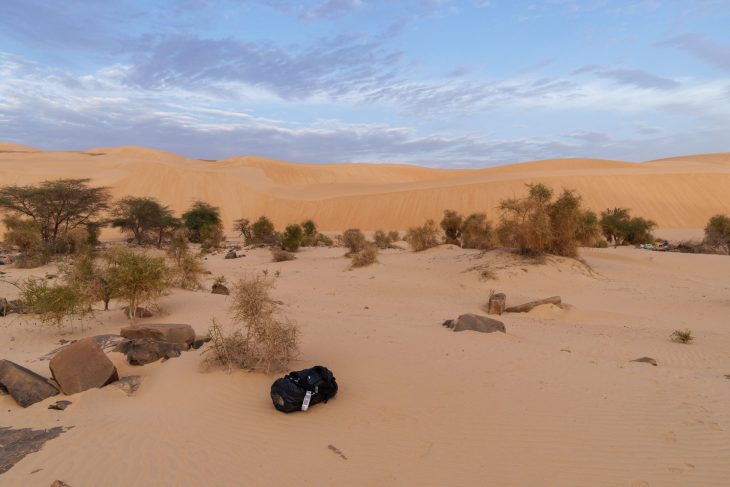 Emplacement de bivouac trouvé