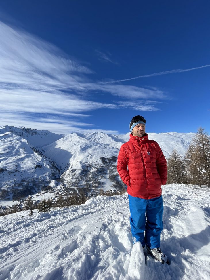 Test en Maurienne de la doudoune FjällRäven Expedition Pack Down Hoodie