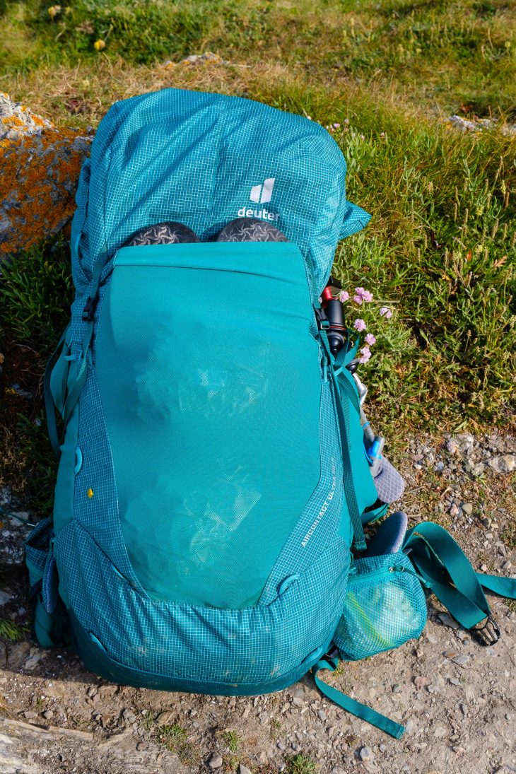 Poche filet frontale, Sac à dos Deuter Aircontact Ultra 50+5