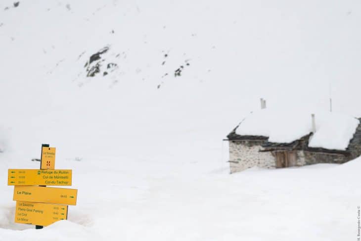 Randonnée raquettes autour de Sainte-Foy-Tarentaise